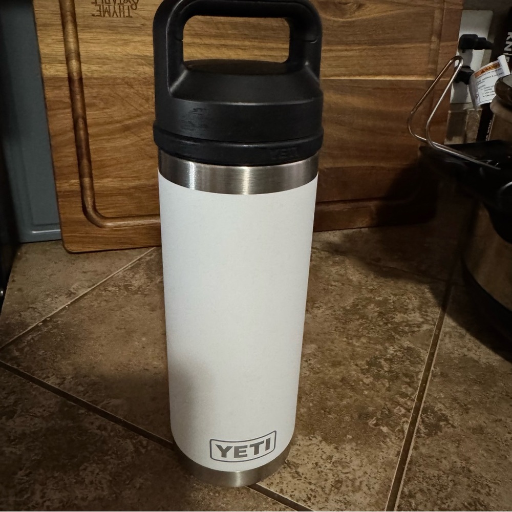 YETI White Stainless Steel Tumbler